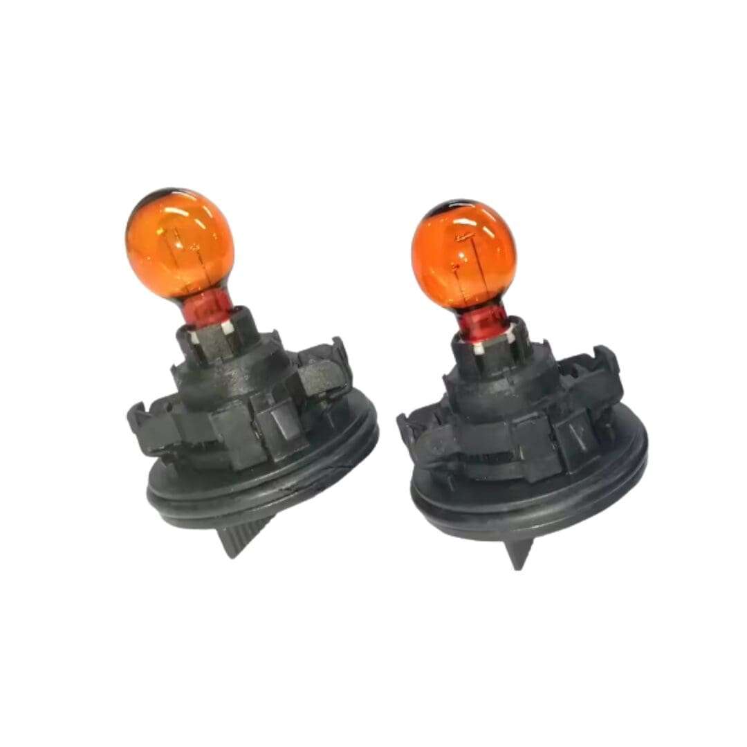 Car Turn Signal Light with Bulb Socket  PY24W 12V 4300K | OEM 1300610092 (SET)