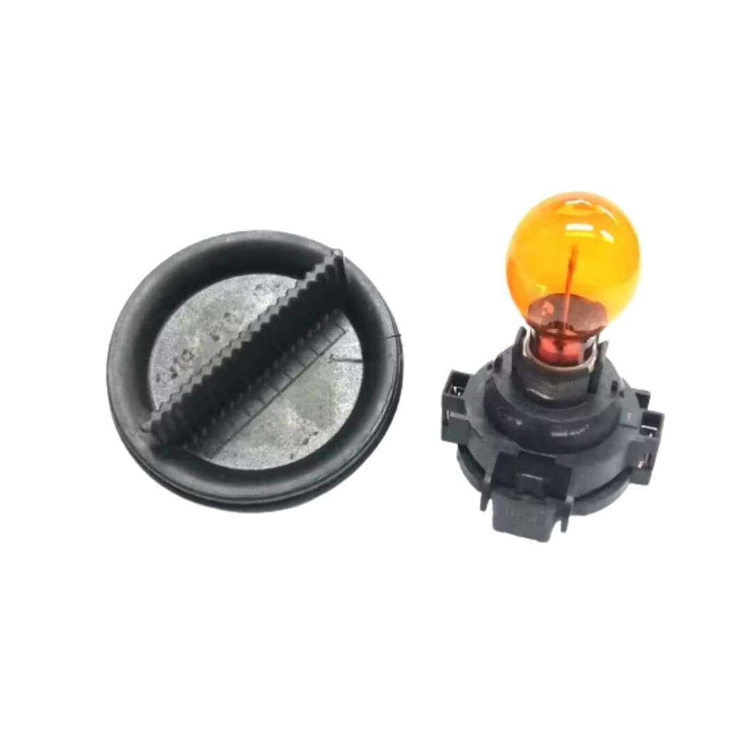 Car Turn Signal Light with Bulb Socket  PY24W 12V 4300K | OEM 1300610092 (SET)