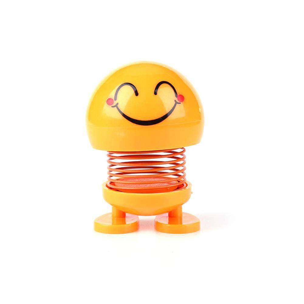 Emoji Spring Shaking Head Car Ornament Figure Dashboard Decoration Indoor Bounce Toy Doll Accessorie