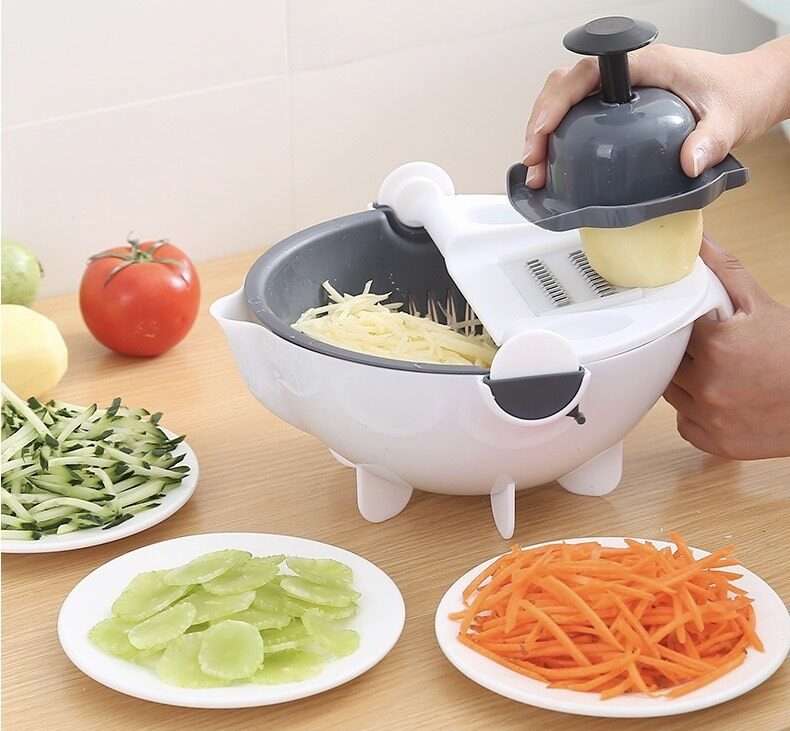 Wet Basket Vegetable Cutter Multi-functional Vegetables Chopper