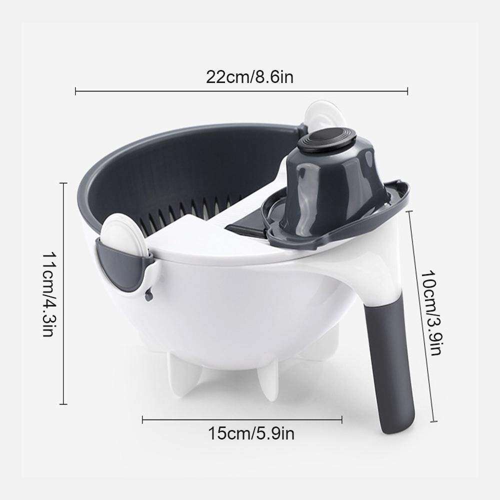 Wet Basket Vegetable Cutter Multi-functional Vegetables Chopper