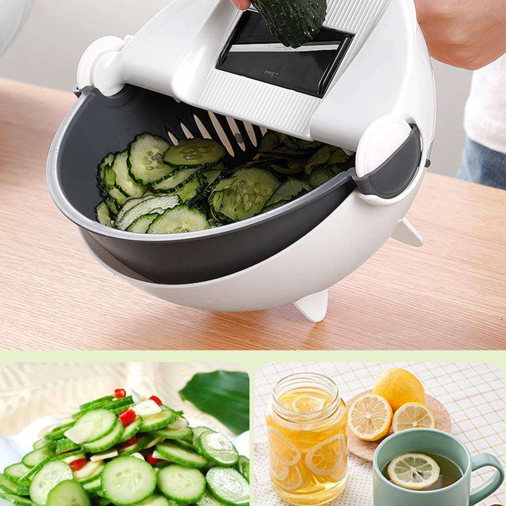 Wet Basket Vegetable Cutter Multi-functional Vegetables Chopper