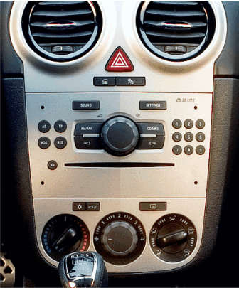 Opel Astra Zafira Corsa 2Din Trimplate