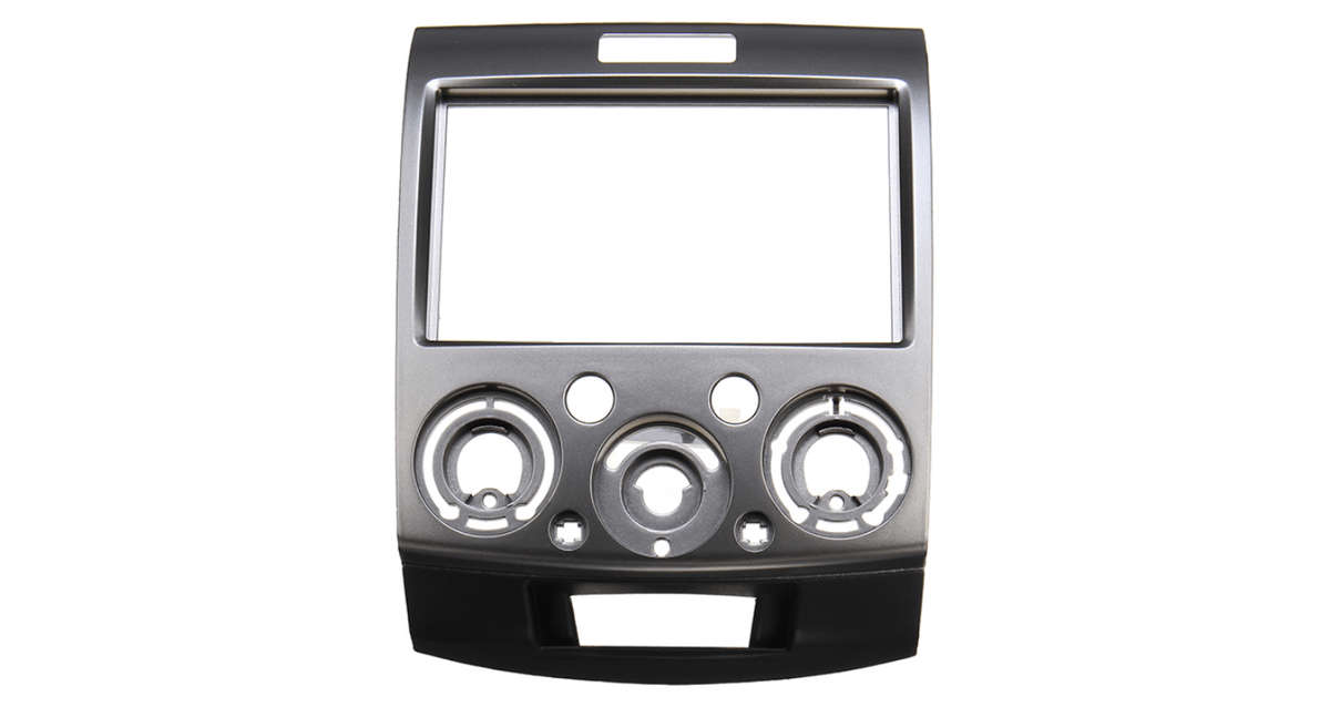 Mazda BT50 2Din Silver Trimplate