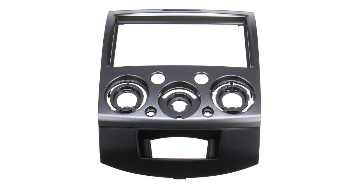 Mazda BT50 2Din Silver Trimplate