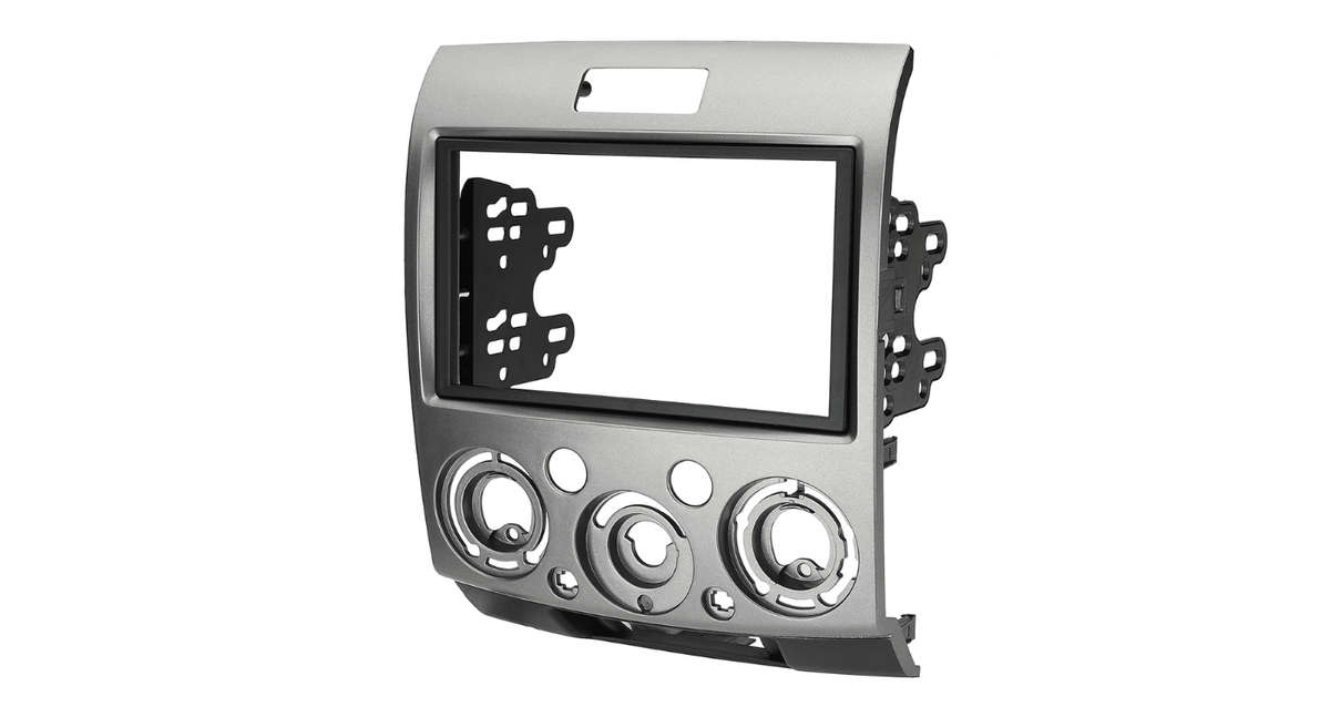 Mazda BT50 2Din Silver Trimplate