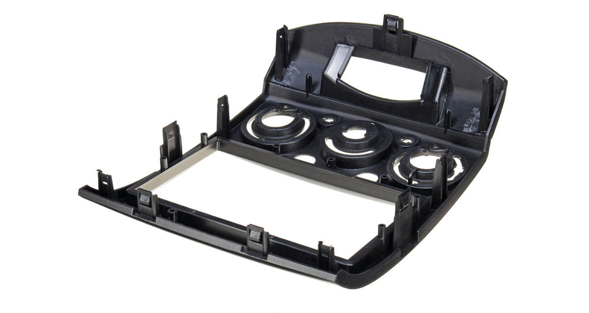 Mazda BT50 2Din Silver Trimplate