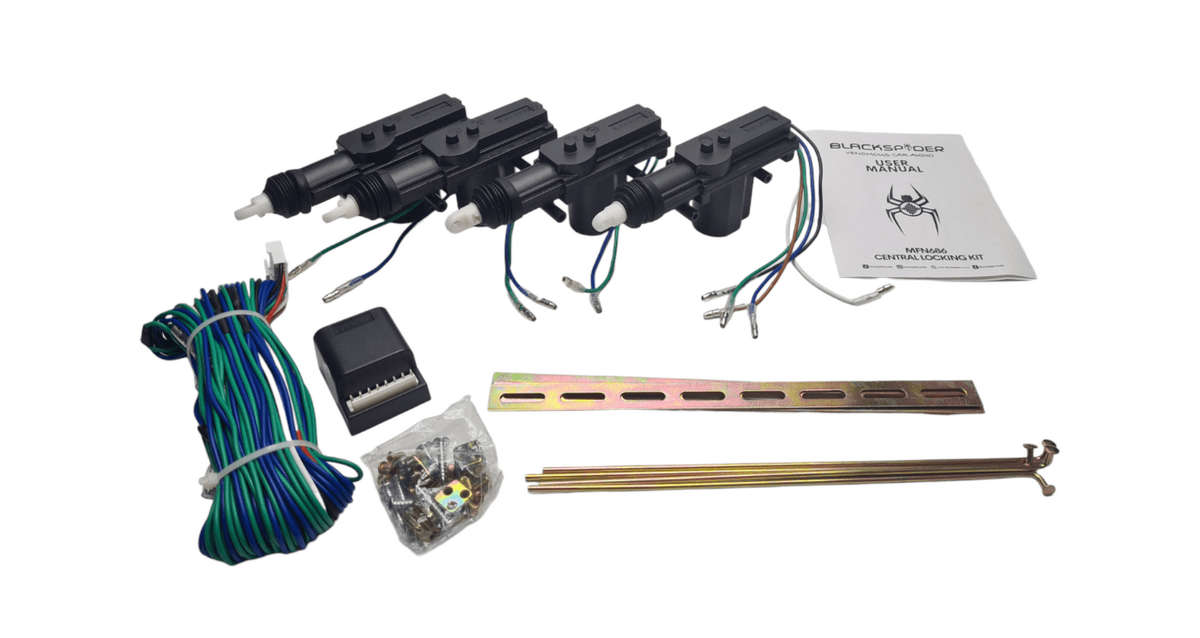 Blackspider MFN686 4 Door Central Locking Kit