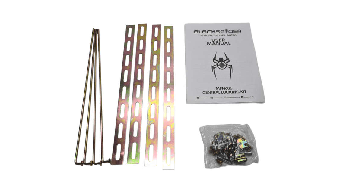 Blackspider MFN686 4 Door Central Locking Kit