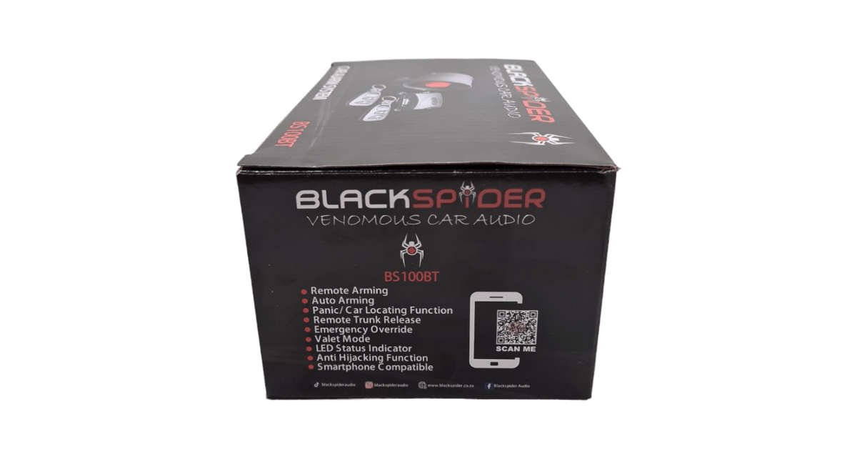 Blackspider Bs100bt One Way Alarm With Smartphone Compatibility