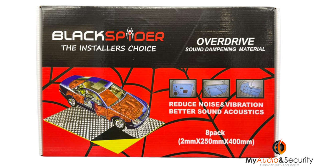 BLACKSPIDER SOUND DEADENING MATERIAL