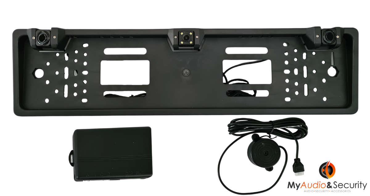 Blackspider License Plate Camera with PDC Sensors