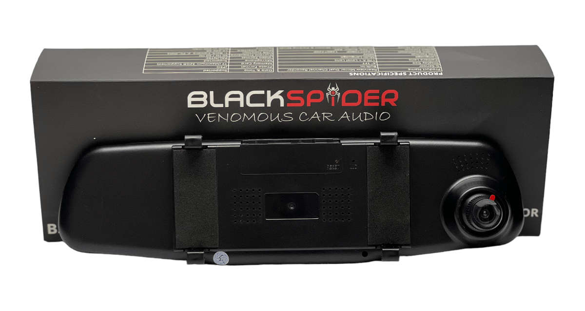 Blackspider BS604DVR Rearview Mirror With Dvr And Rear Camera