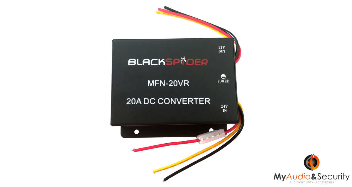 Blackspider MFN20VR 24V to 12V DC 20Amp Convertor