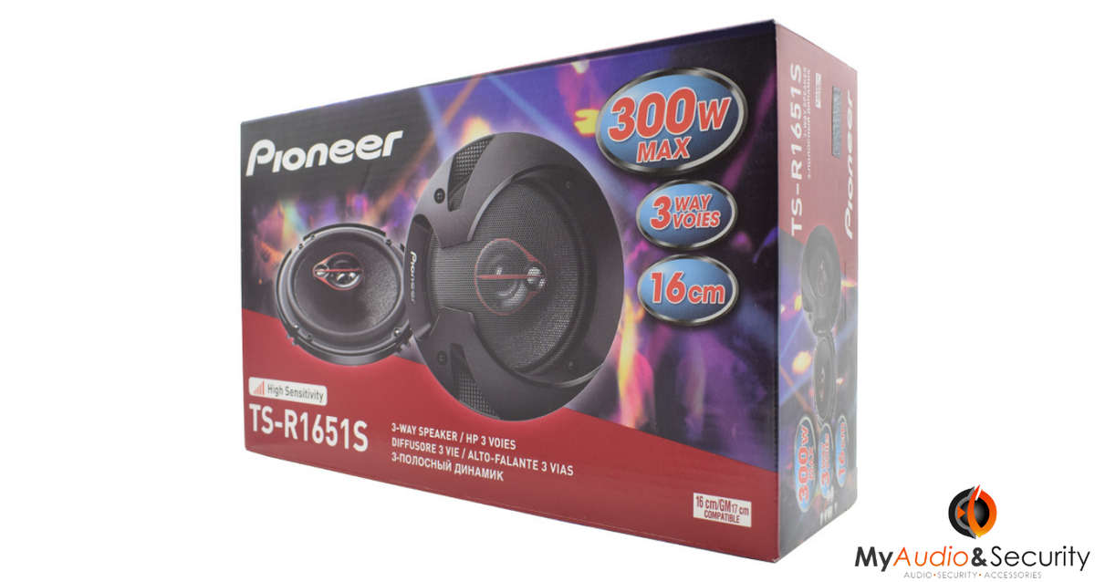 Pioneer TS-R1651S 6" 250W 3-Way Speaker