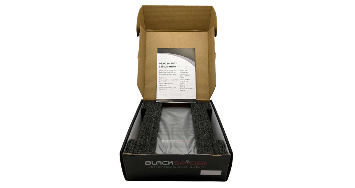 Blackspider Tarantula T2 4500W 2 Channel Amplifier