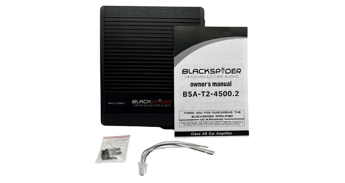 Blackspider Tarantula T2 4500W 2 Channel Amplifier