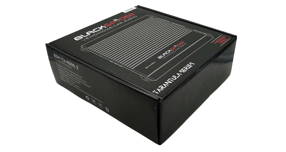 Blackspider Tarantula T2 4500W 2 Channel Amplifier