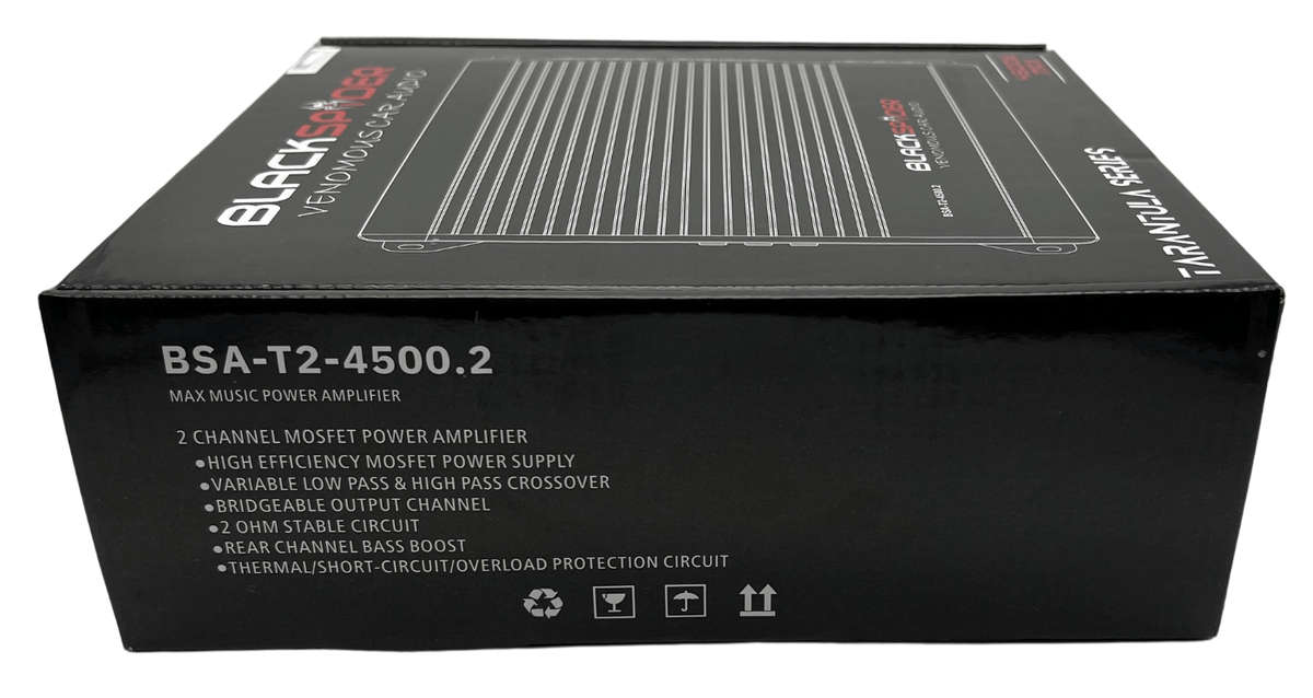 Blackspider Tarantula T2 4500W 2 Channel Amplifier