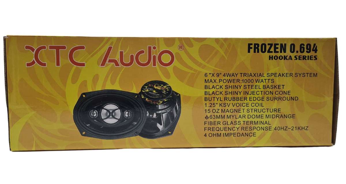 XTC FO694 6X9 1000W 4-Way Speaker