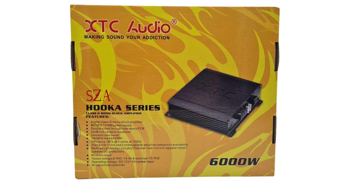 XTC SZA 6000W Monoblock Amplifier