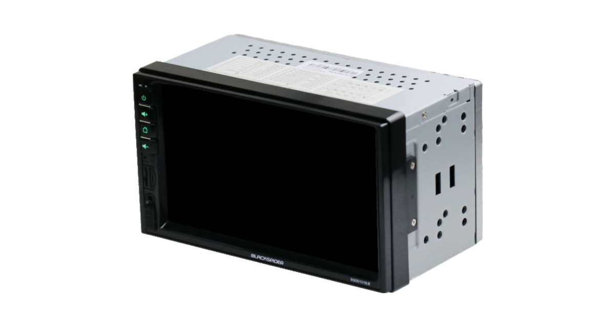 Blackspider Bsdd1310lb 2Din Bluetooth Wired Apple Carplay Android Auto Radio