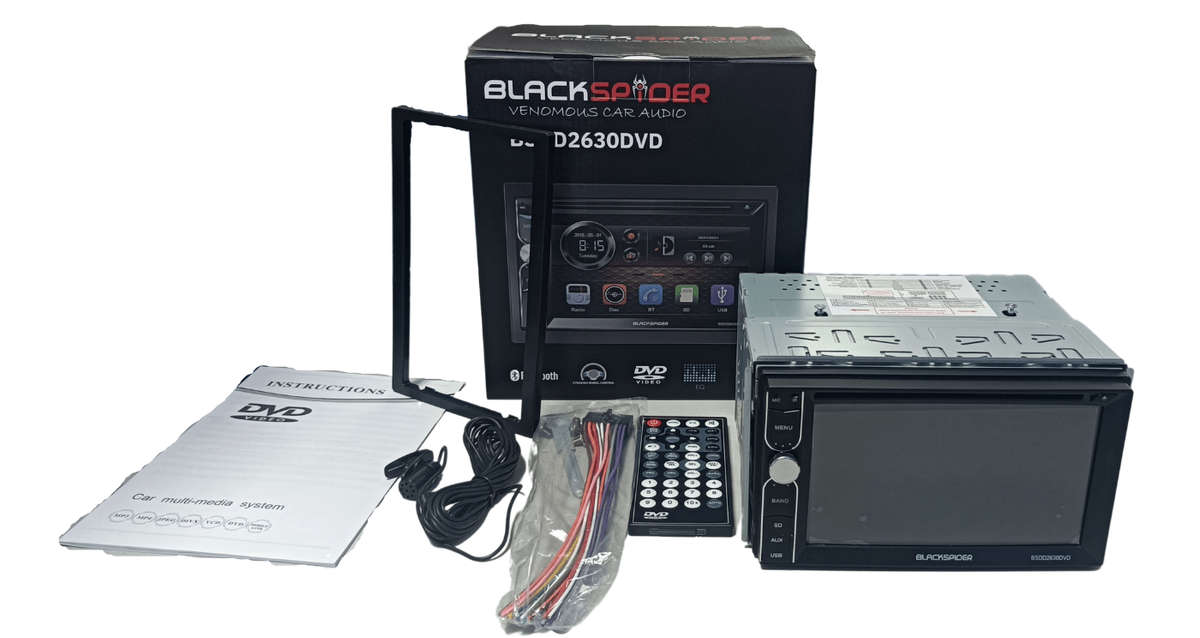 Blackspider BSDD2630DVD 2Din CD DVD BT AUX Radio