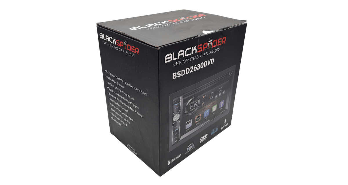Blackspider BSDD2630DVD 2Din CD DVD BT AUX Radio