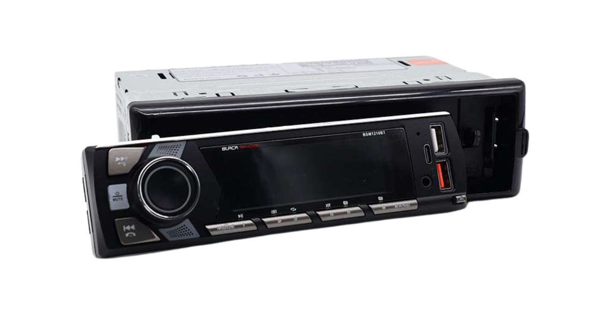 BlackSpider BSM1210BT 2USB Bluetooth AUX APP Control Detachable Face Radio