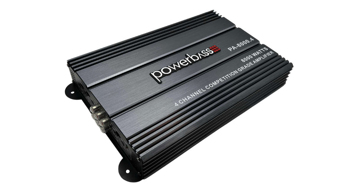 PowerBass PA8000.4 8000W 4 Channel Amplifier