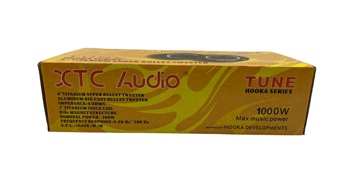 XTC Tune 4" 1000W Titanium Super Bullet Tweeter