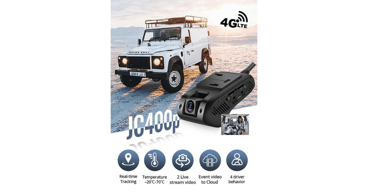 Jc400 4G Gps Aivision Dash Camera Dvr