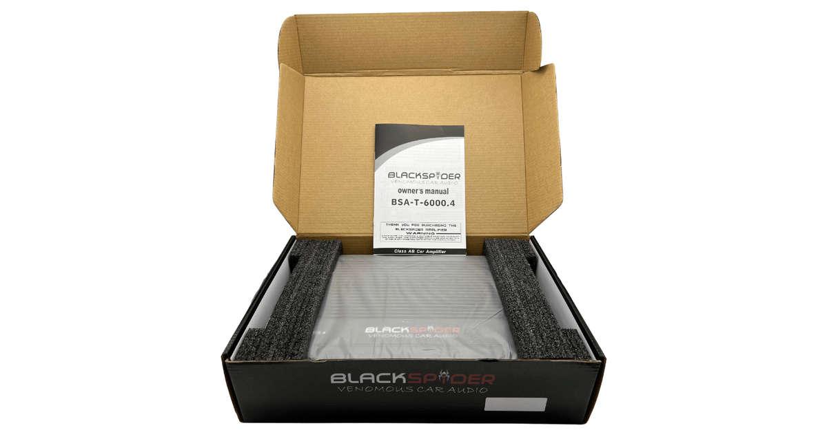 Blackspider Tarantula 6000W 4 Channel Amplifier