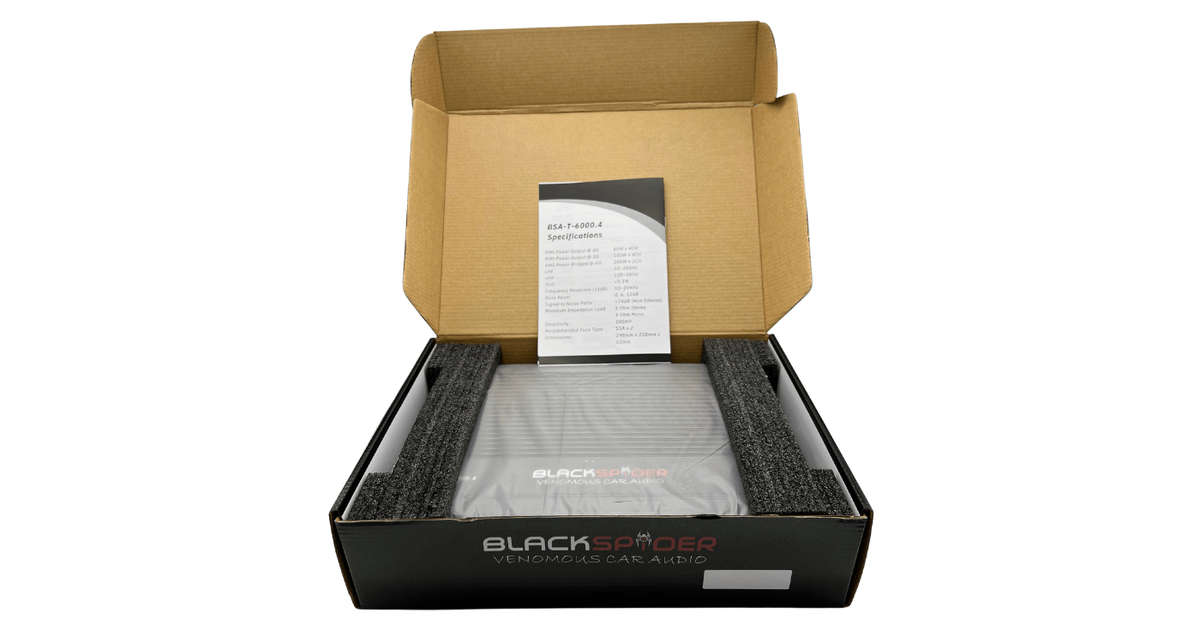 Blackspider Tarantula 6000W 4 Channel Amplifier