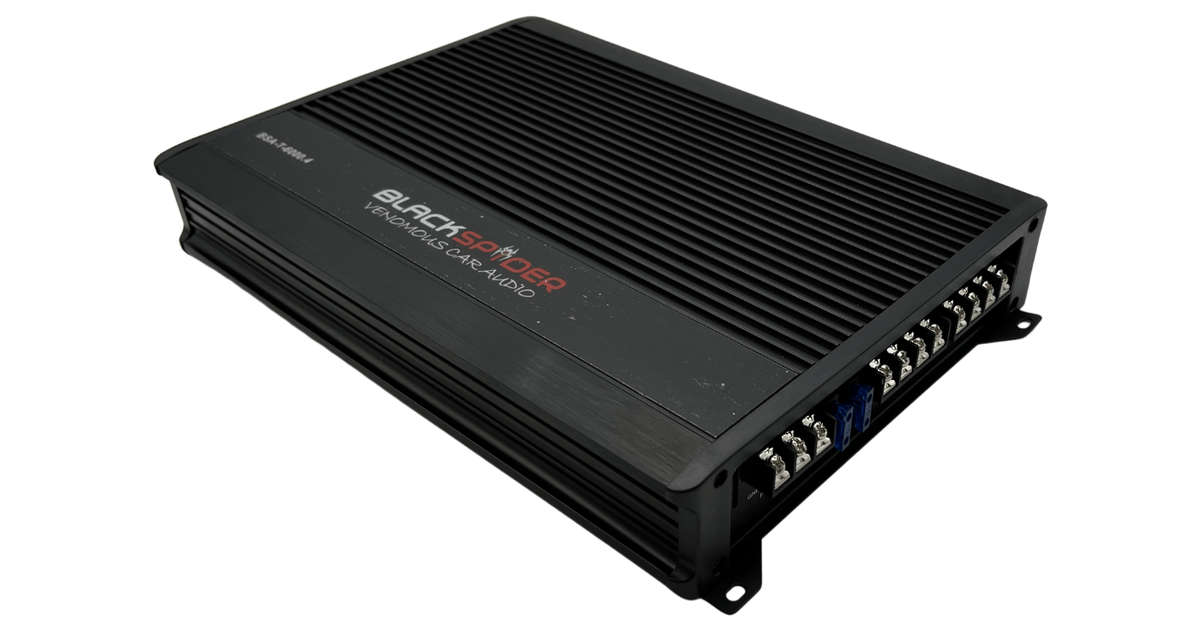 Blackspider Tarantula 6000W 4 Channel Amplifier