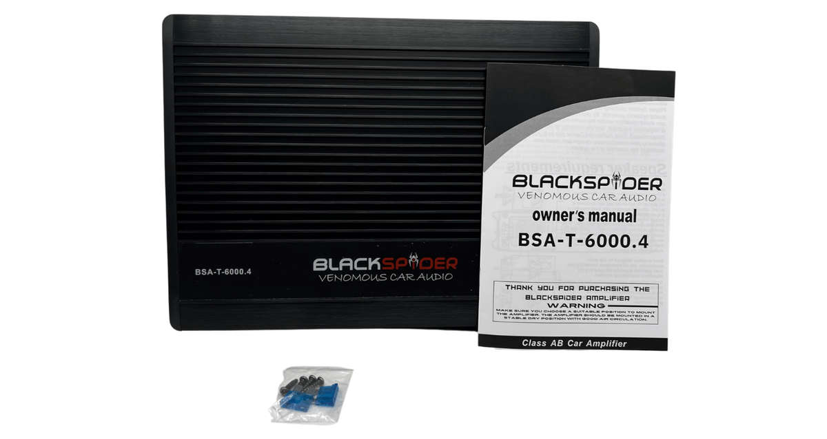 Blackspider Tarantula 6000W 4 Channel Amplifier