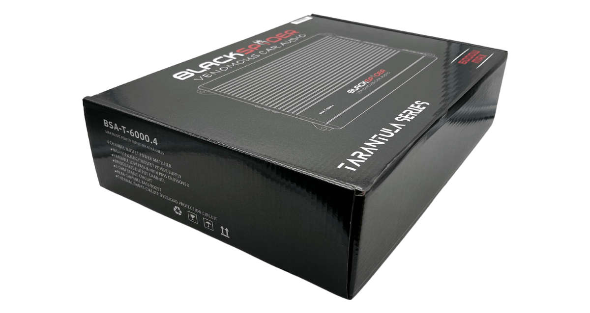 Blackspider Tarantula 6000W 4 Channel Amplifier
