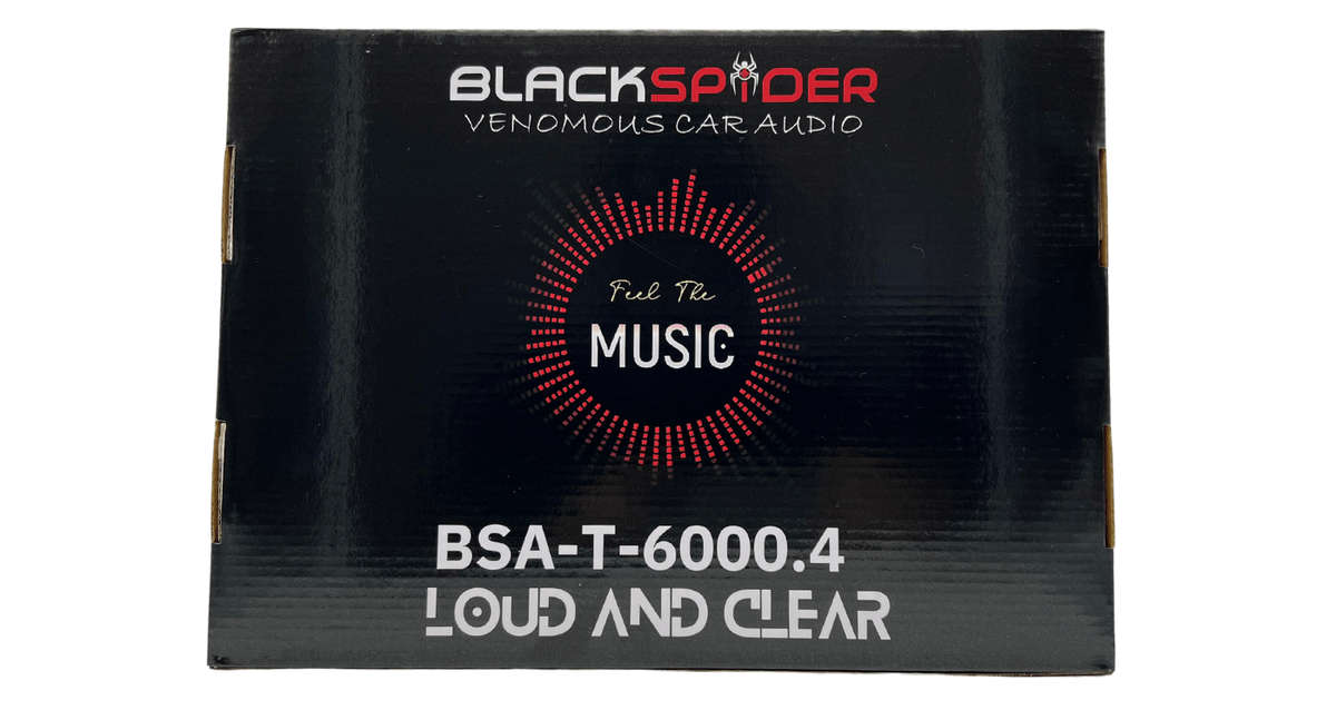 Blackspider Tarantula 6000W 4 Channel Amplifier