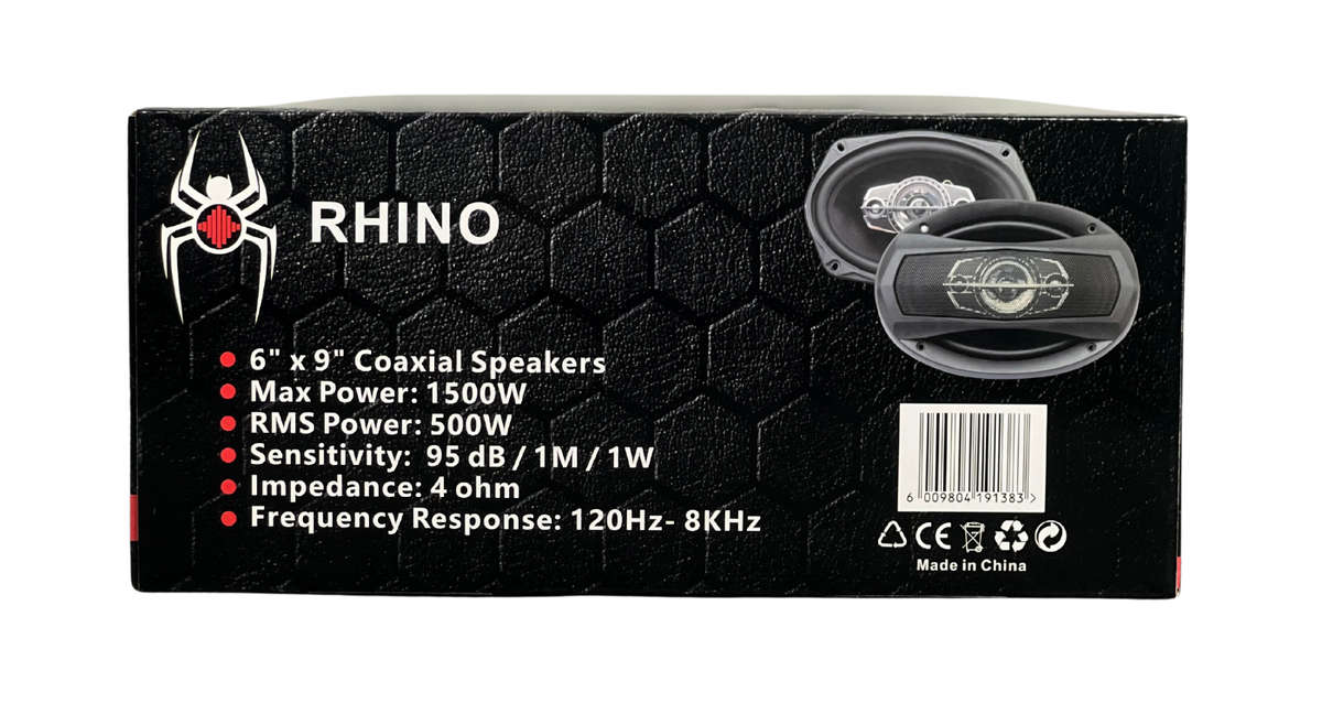Blackspider Rhino 6X9 1500W Speakers