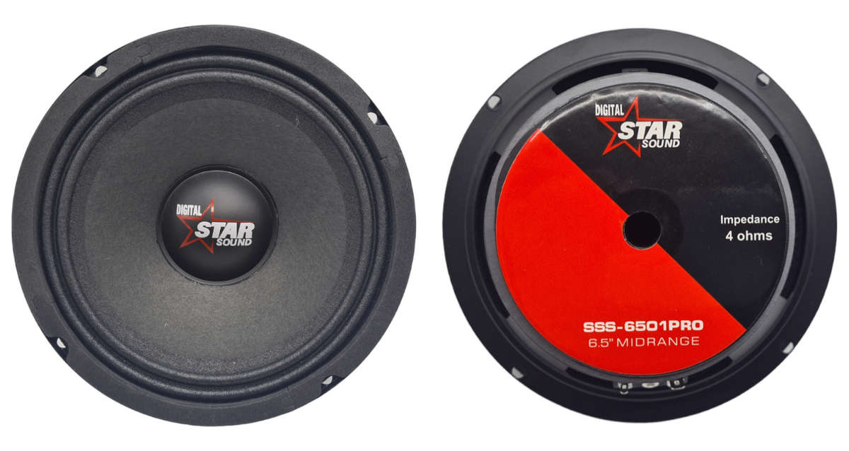 Star Sound SSS-6501PRO 6.5 Pro Series Mids (650W)