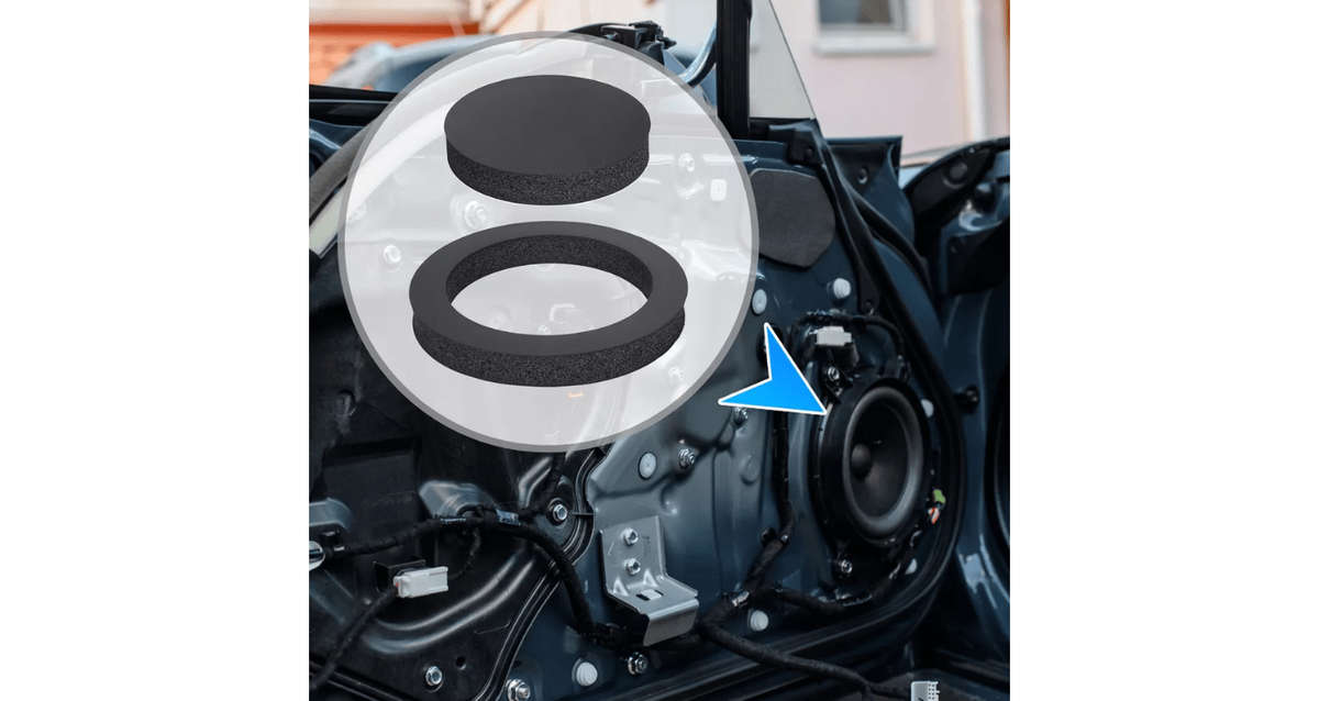 Blackspider Ring Foam Speaker 2PCS