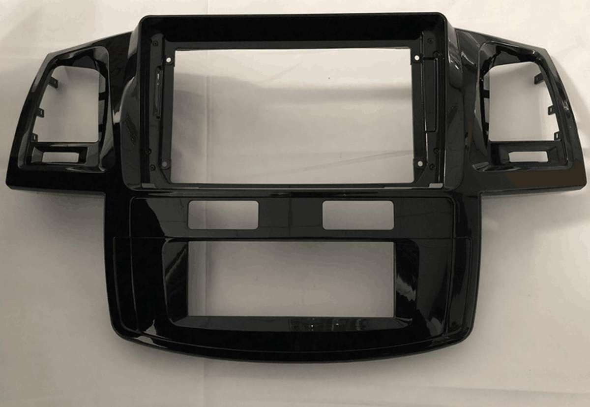 Toyota Fortuner Hilux Auto AC 9" Trimplate 2005+ with SWC Canbus and Harness