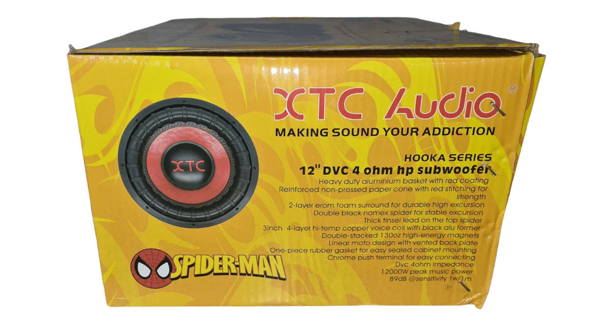 XTC Spiderman 12" 12000W DVC Subwoofer