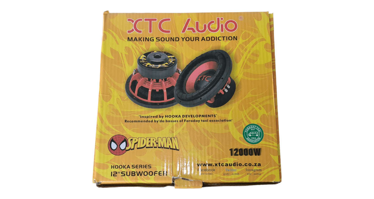 XTC Spiderman 12" 12000W DVC Subwoofer