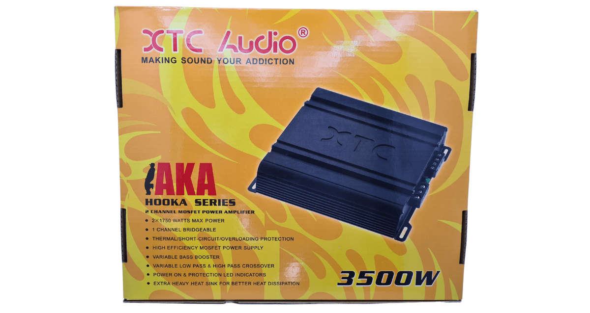 XTC AKA 3500W 2 Channel Amplifier