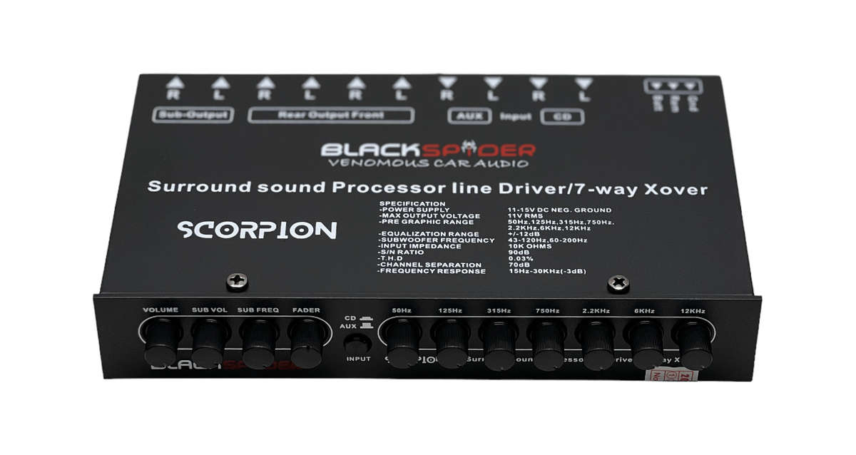 Blackspider Scorpion 7 Band Equaliser