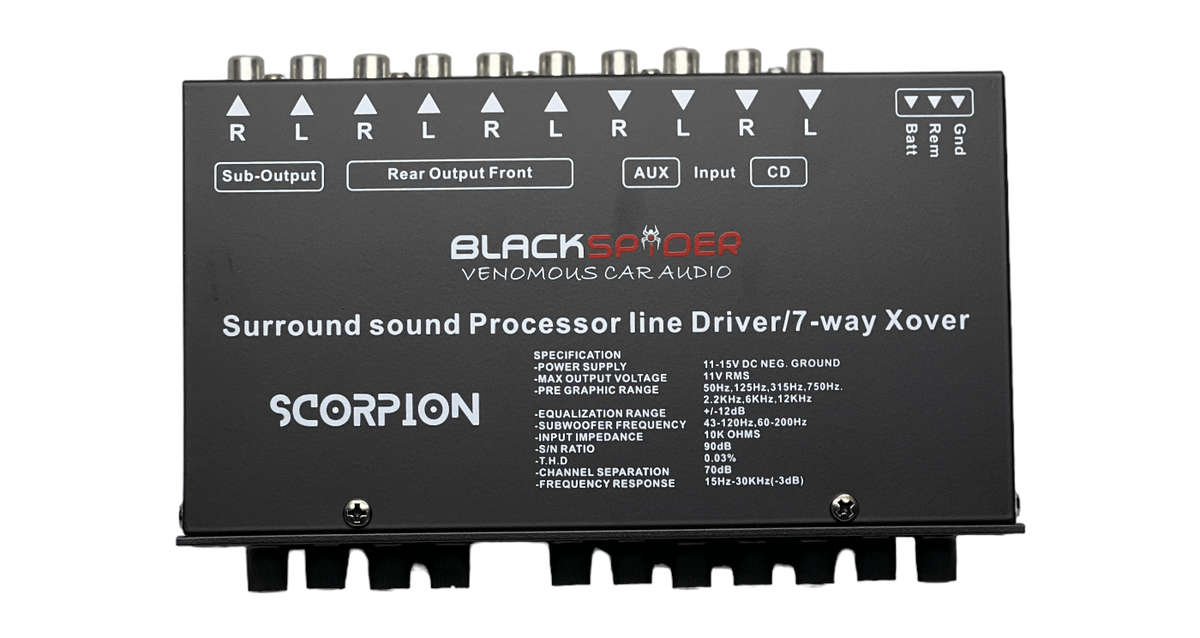Blackspider Scorpion 7 Band Equaliser