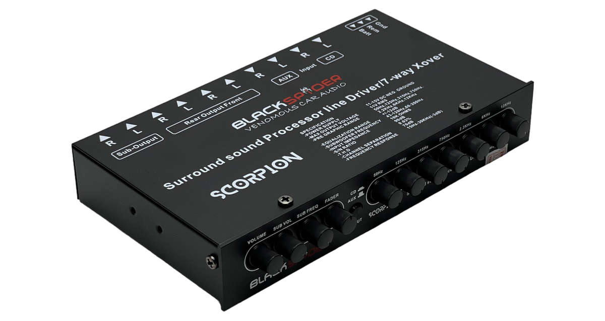 Blackspider Scorpion 7 Band Equaliser