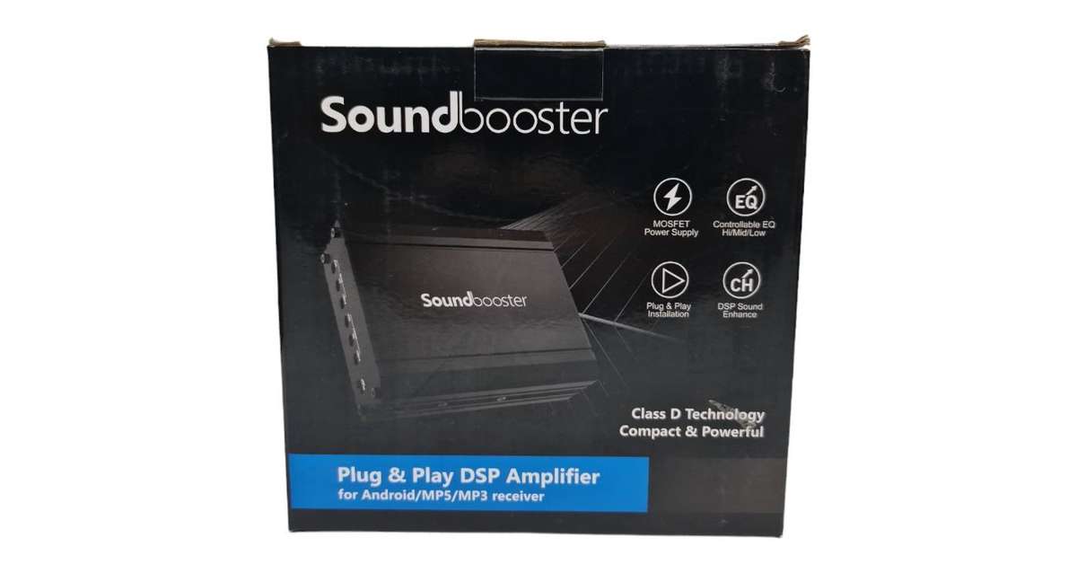 SoundBooster Plug and Play DSP Amplifier for Android