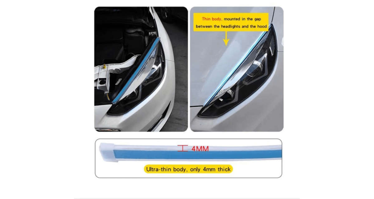 LED DRL Strip with Turn Signal